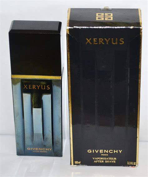 xeryus givenchy vintage|Givenchy xeryus aftershave.